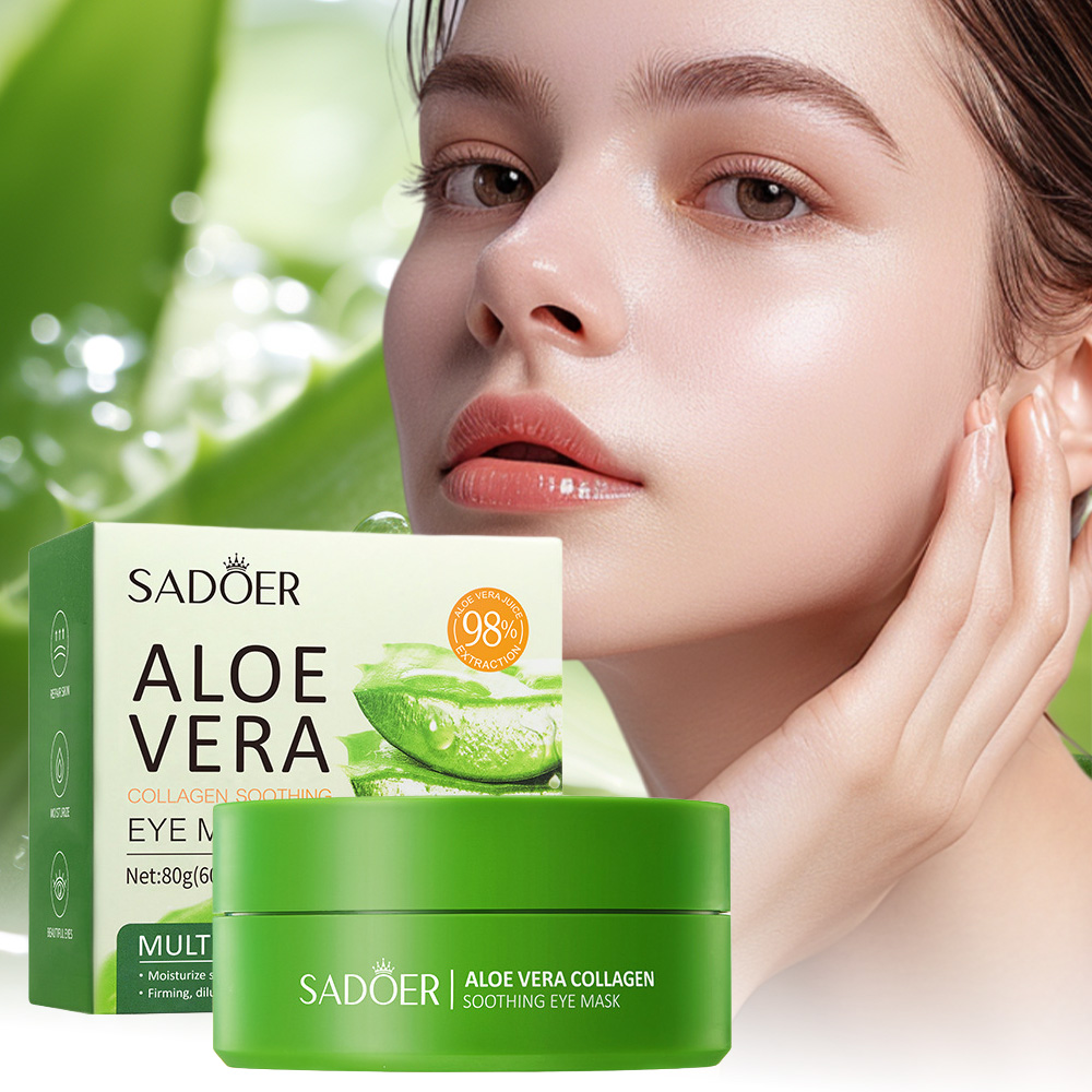Collagen Sheet Mask - SADOER Aloë Vera Collageen Verzachtende Oogmasker