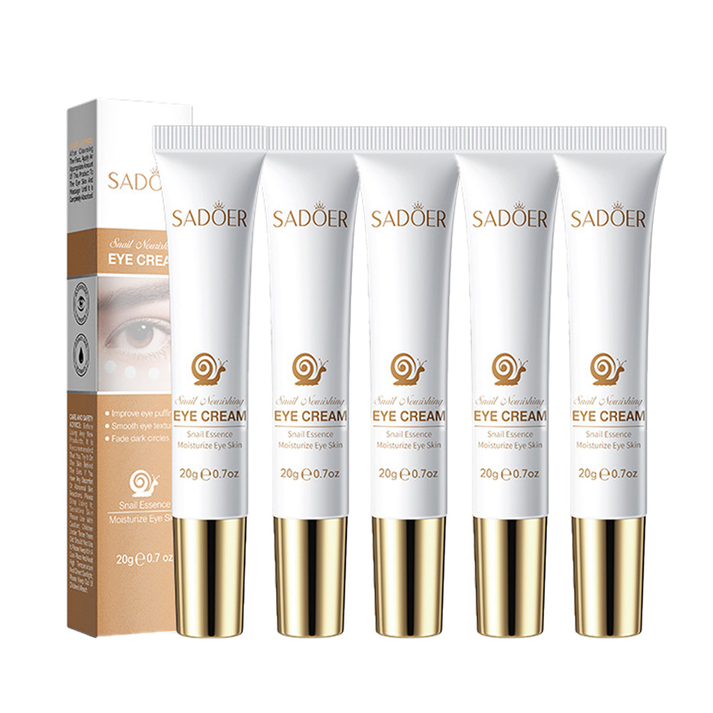 Snail Cream Gel - SADOER Slak Oogcrème Anti Rimpel Donkere