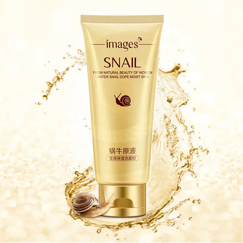 Snail Cream Gel - AFBEELDINGEN Slak Essentie Reinigingsgel Diep schoon