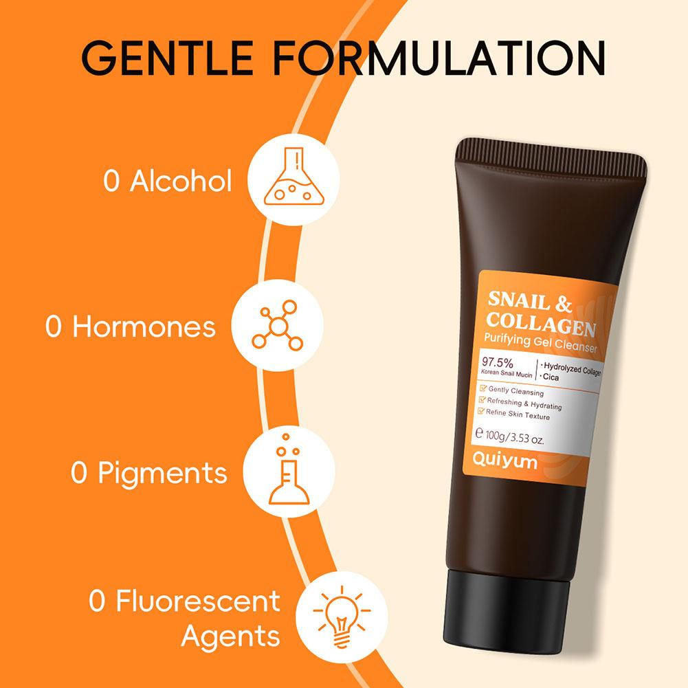 Quiyum Snail & Collagen gezich - Snail Cream Gel recensie en prijs