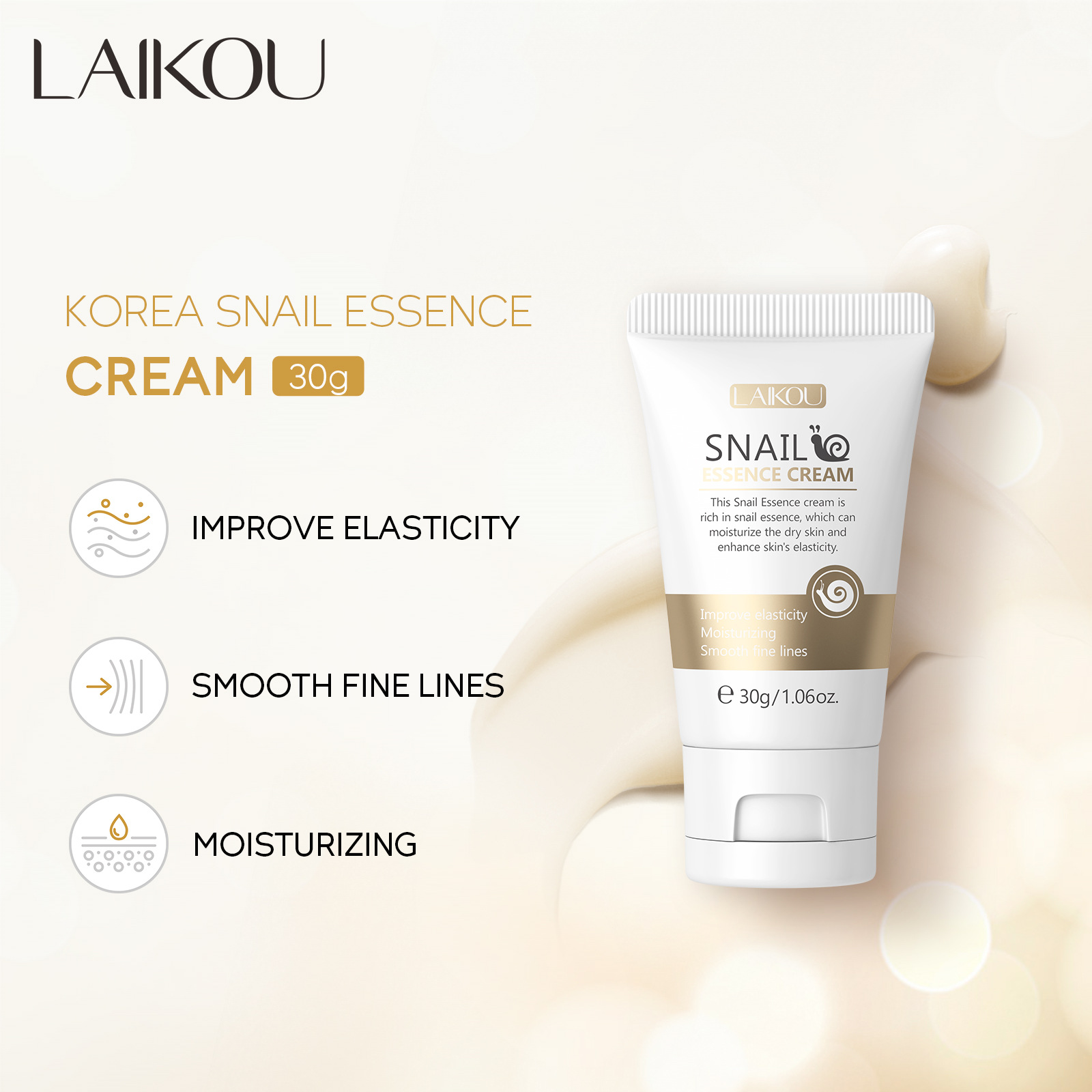 Slak Gezichtscrème Schoonheids - Snail Cream Gel recensie en prijs