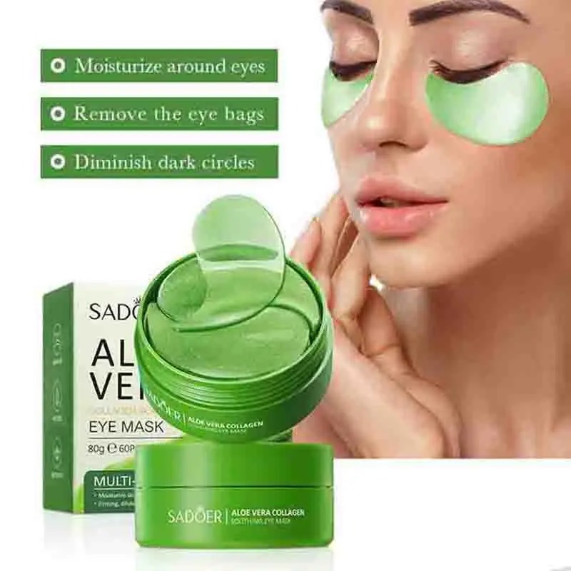 60pcs Aloë Vera Collageen Oogm - Collagen Sheet Mask recensie en prijs