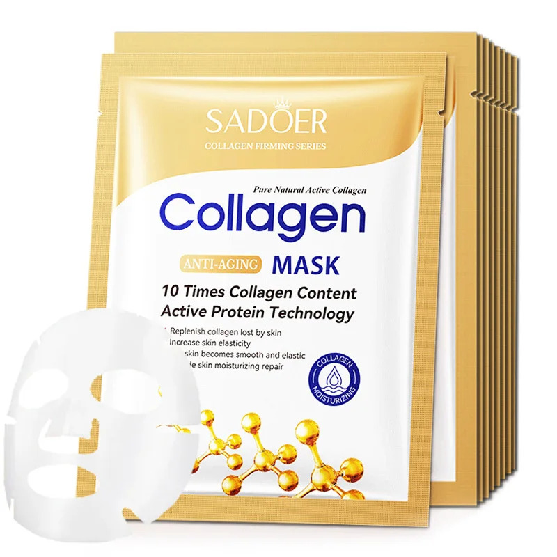 10 stuks anti-aging collageen  - Collagen Sheet Mask recensie en prijs