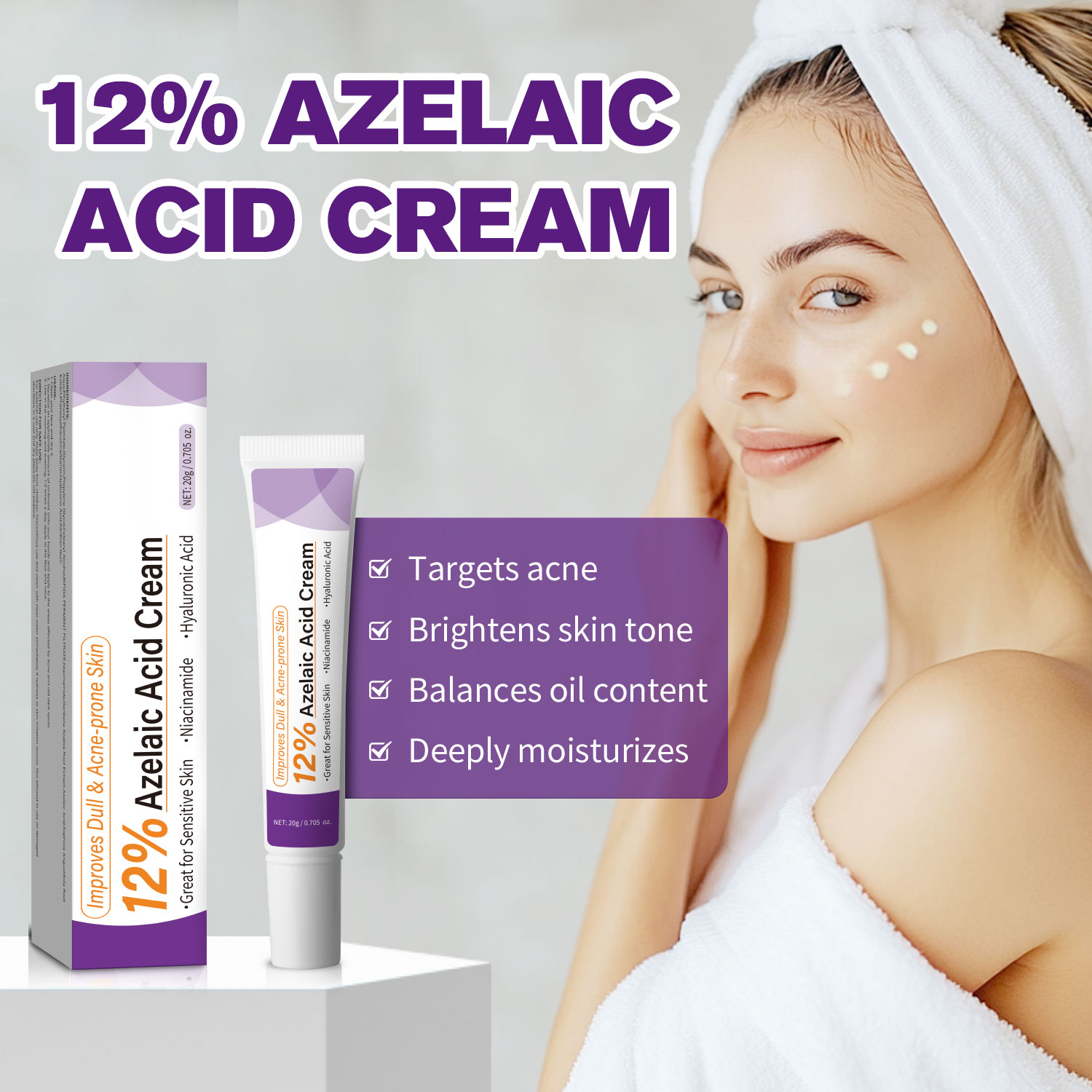 Milde Azelaïnezuurcrème verbet - Azelaic Acid Serum recensie en prijs