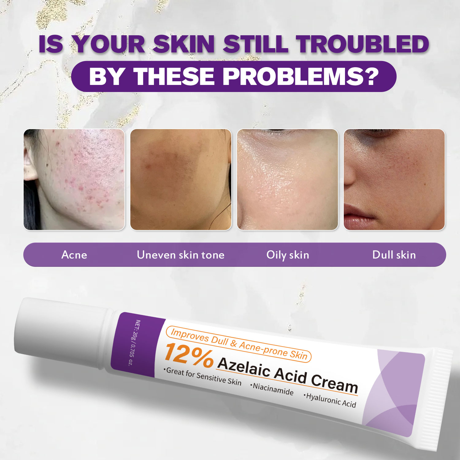 Milde Azelaïnezuurcrème verbet - Azelaic Acid Serum recensie en prijs