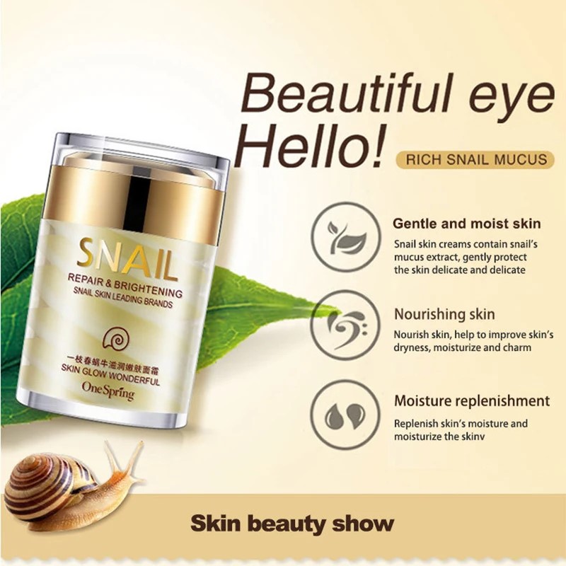 Anti-aging whitening slak crèm - Snail Cream Gel recensie en prijs