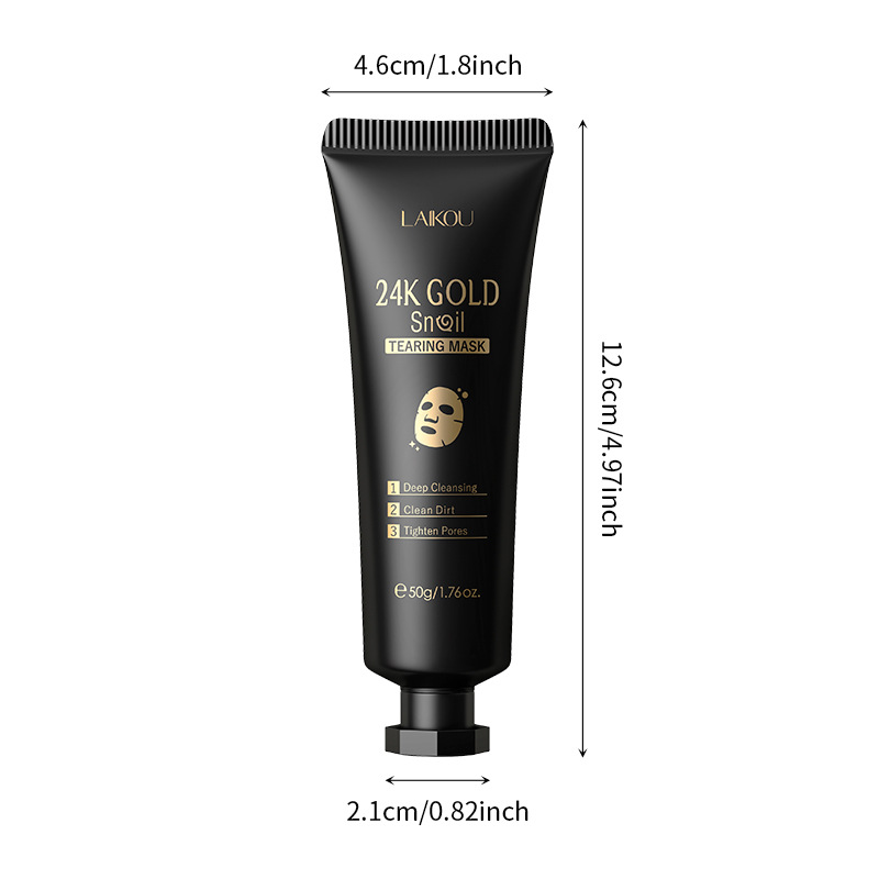 LAIKOU 24K Gold Sakura Peeling - Snail Cream Gel recensie en prijs