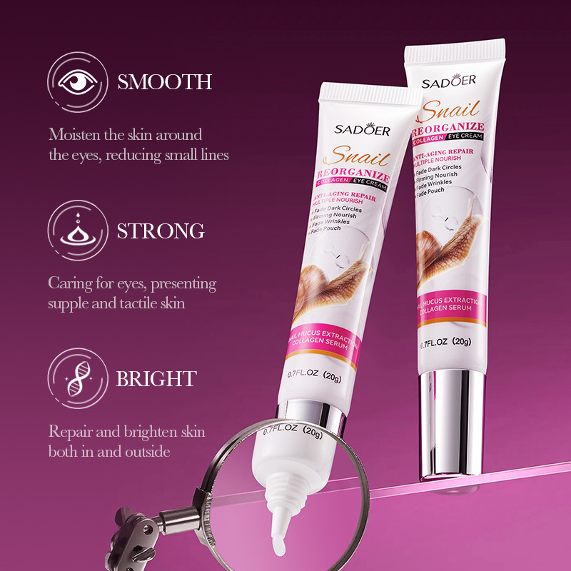 SAODER Slak Collageen Oogcrème - Snail Cream Gel recensie en prijs
