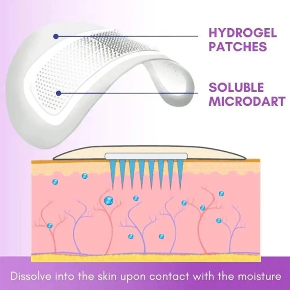 1 paar micro-naald ooglapjesma - Collagen Sheet Mask recensie en prijs